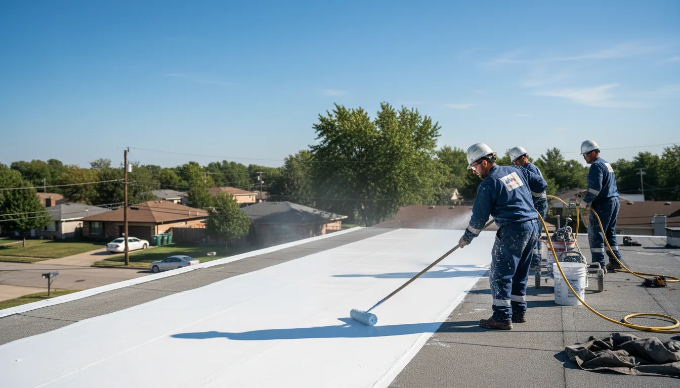 Commercial roof coating in Deer Trail, CO near me